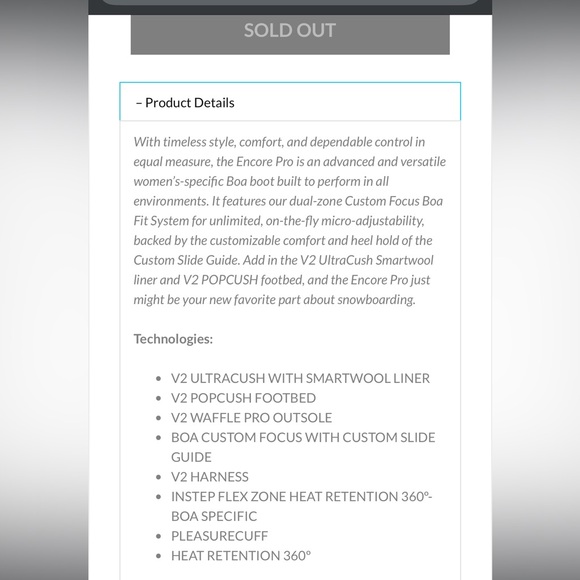 Vans Women's Encore Pro Snowboard Boots - Gray - Picture 2 of 7